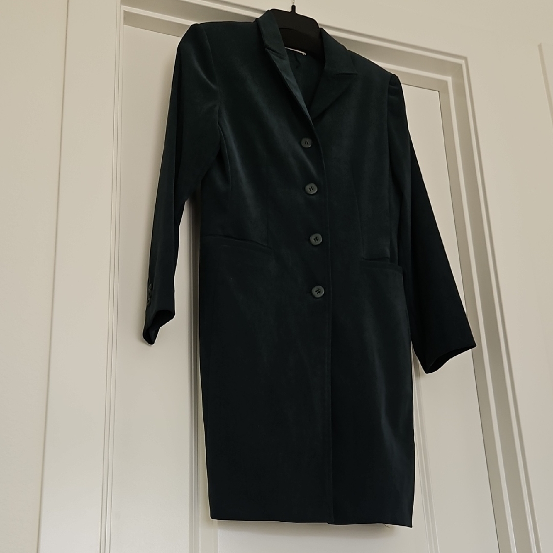 Elegant Dark Green Women's Coat